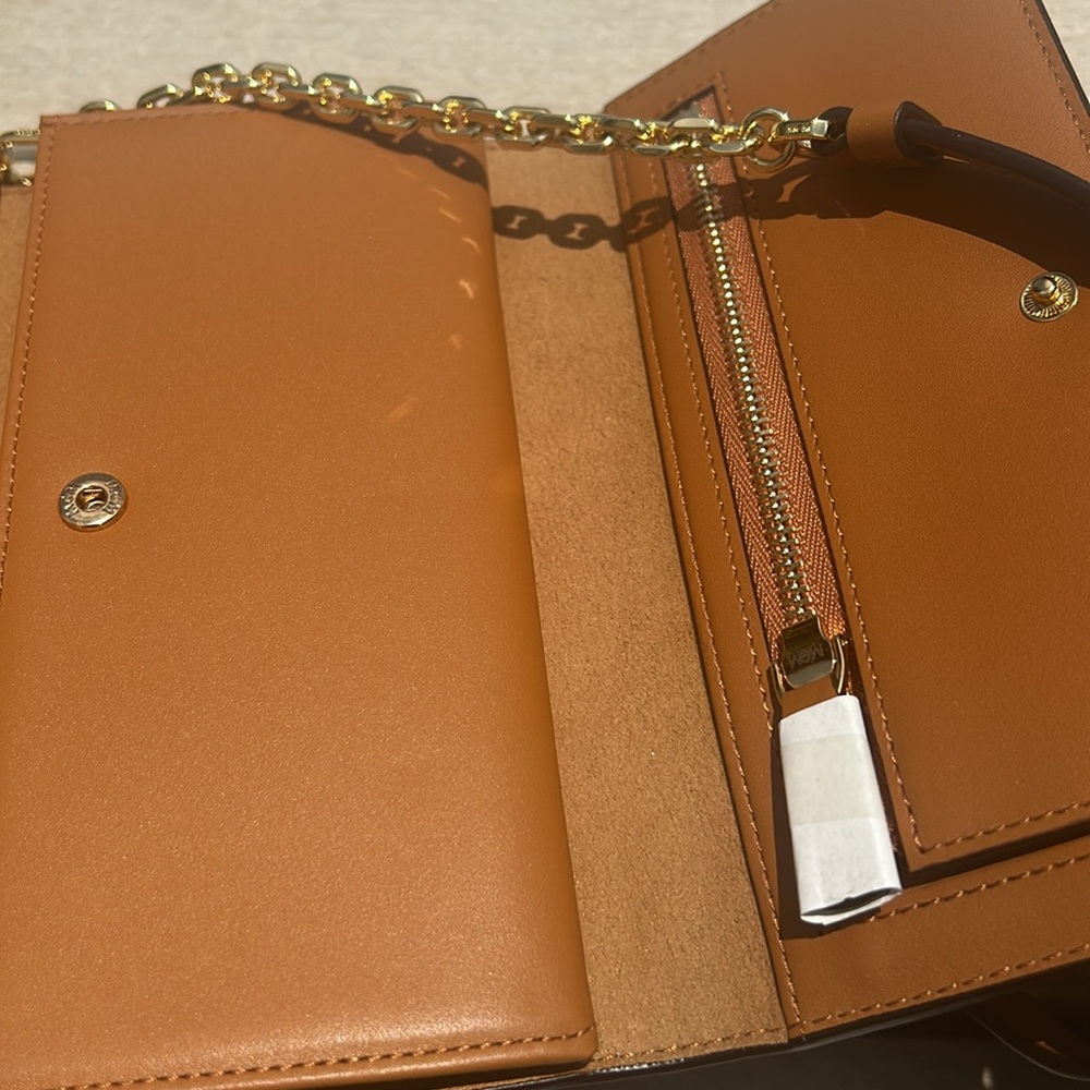 MCM Cognac Visetos Shoulder Bag - Picture 6 of 7
